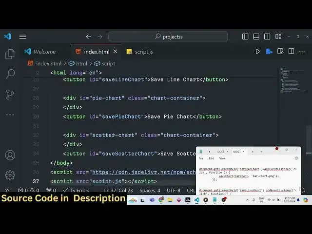 Video thumbnail for Javascript EChart.js Exampe to Visualize Data in Bar,Pie & Line Charts and Export to PNG Image
