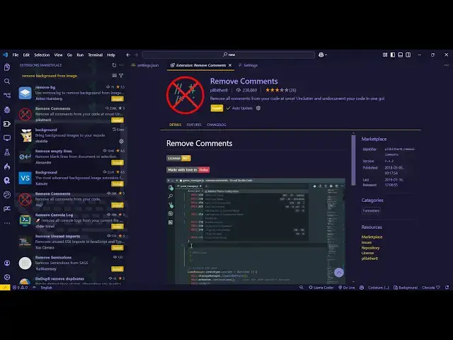 Video thumbnail for This VSCode Extension Removes All the Comments From Your Source Code Automatically