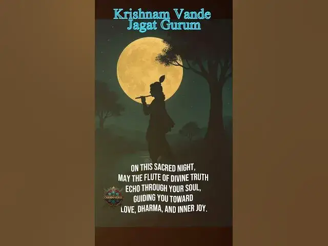 Video thumbnail for Krishnam Vande Jagat Gurum