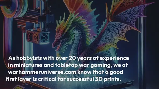 Video thumbnail for How to Get a Good First Layer When 3D Printing Miniatures