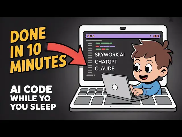 Video thumbnail for Skywork AI ChatGPT & Claude Alternative Creates Code + Podcasts + Docs While You Sleep!