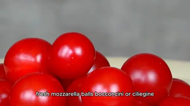 Video thumbnail for Caprese skewers recipe