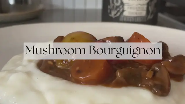 Video thumbnail for Mushroom Bourguignon