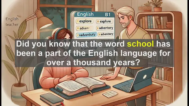 Video thumbnail for 2500 Must Know CEFR B1 Vocabulary - The Word 'School': A Thousand-Year Journey Through Language