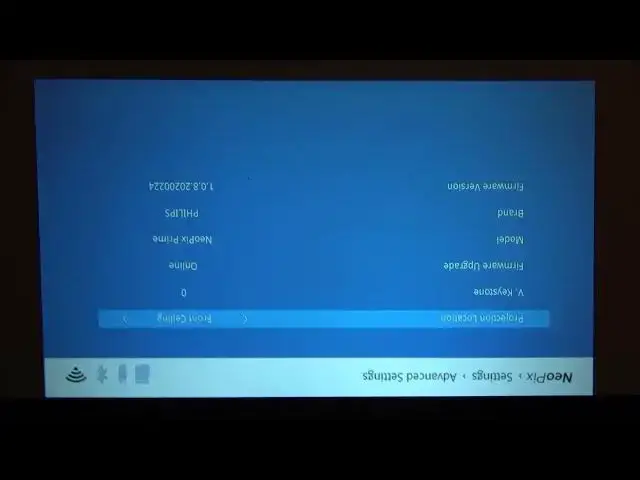 Video thumbnail for How to set Celling Projection Location on PHILIPS NeoPix Prime FHD Projector