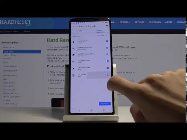 Video thumbnail for How to Clear Browsing Data in SONY Xperia 1 II – Erase Visited Webpages