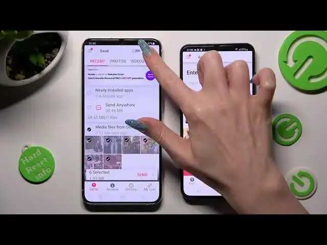 Video thumbnail for How to Transfer Files from SAMSUNG Device to SAMSUNG GALAXY S23 - Send Anywhere App