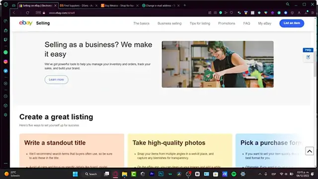 Video thumbnail for How To Start Dropshipping on Ebay From Aliexpress (2024) Aliexpress To Ebay Dropshipping Tutorial