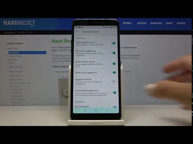 Video thumbnail for How to Activate Text Correction on ALCATEL 3V - Turn On/Off Word Correction Feature