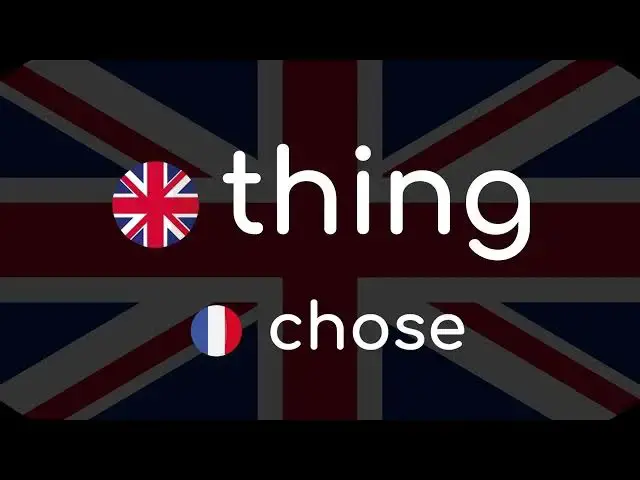 'Video thumbnail for Comment prononcer « thing » en anglais'