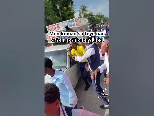'Video thumbnail for Men koman sa teye nan kafou apre examen leta #live #haiti #viralvideo #haitiancreator #lifestyle e'
