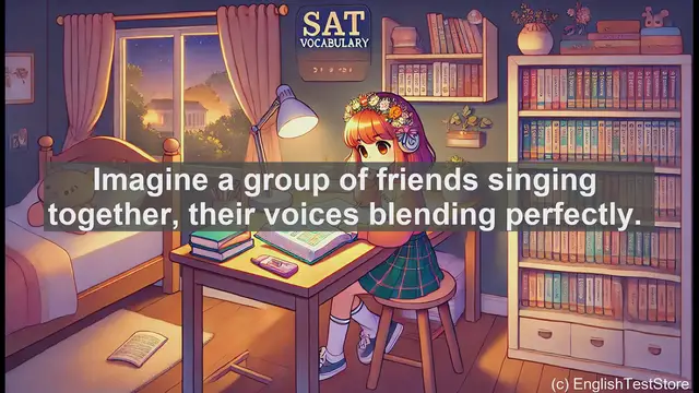 Video thumbnail for 5000 Must Know SAT Vocabulary - SAT Vocabulary: Understanding 'Harmonious'