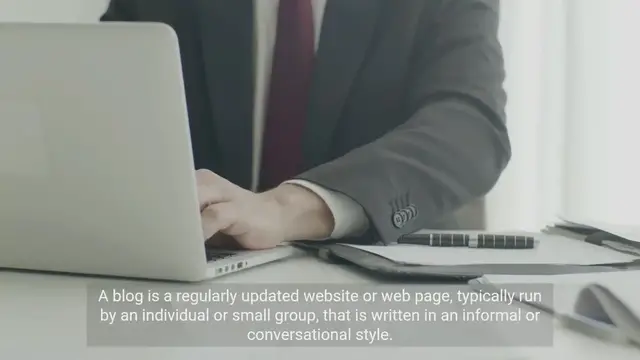 Video thumbnail for What is a Blog - Understanding the Basics of Online World