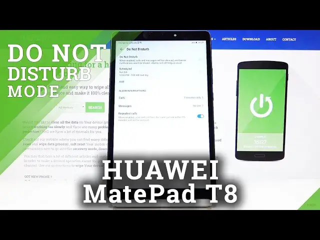 'Video thumbnail for How to Activate DND Mode in HUAWEI MatePad T8 – Silent Mode'