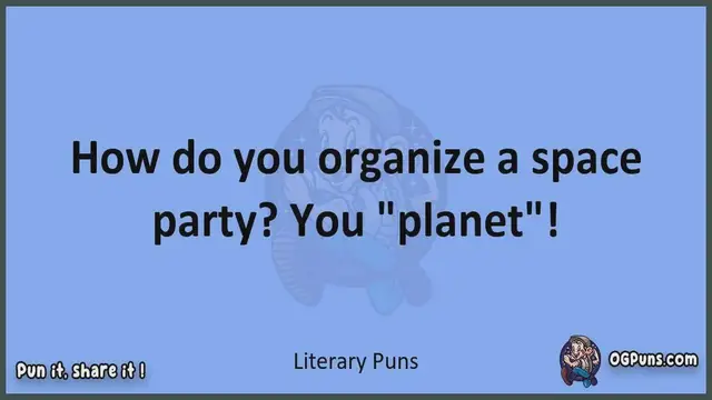 Video thumbnail for Literary - Jokes, Puns, Wordplays, and Laughter