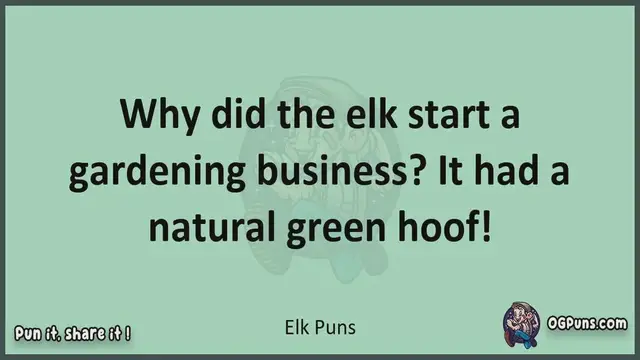 Video thumbnail for Elk - Jokes, Puns, Wordplays, and Laughter