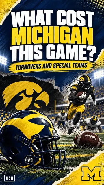 Video thumbnail for Michigan’s loss to Iowa came down to turnovers and special teams