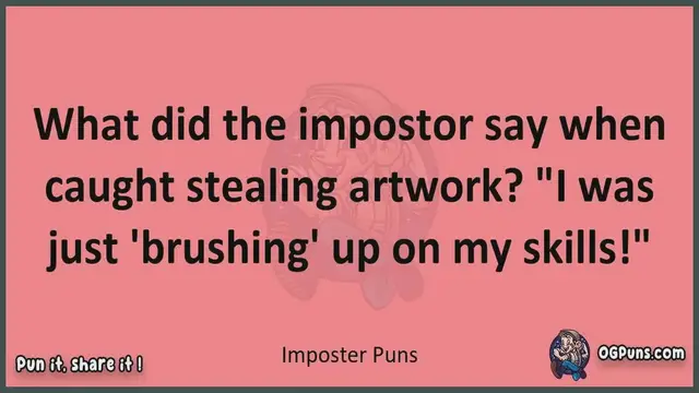 Video thumbnail for Imposter - Jokes, Puns, Wordplays, and Laughter