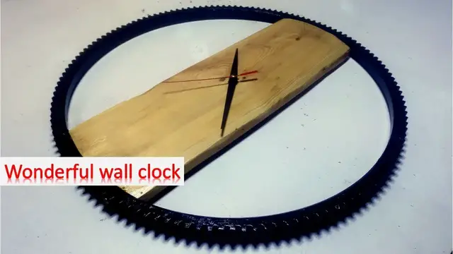 Video thumbnail for wood and metal wonderful wall clock