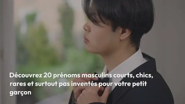 Video thumbnail for 20 prénoms masculins courts, chics, rares et surtout pas inventés