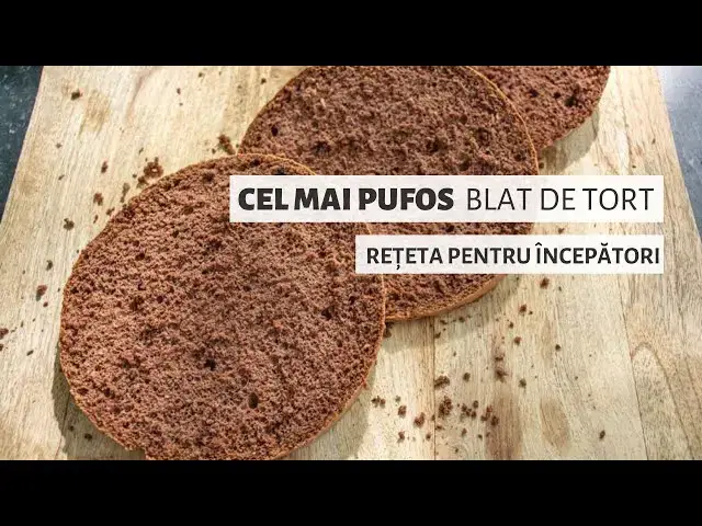 Video thumbnail for Cum să faci cel mai pufos blat de tort cu cacao. Rețeta pentru începători | Bucate Aromate