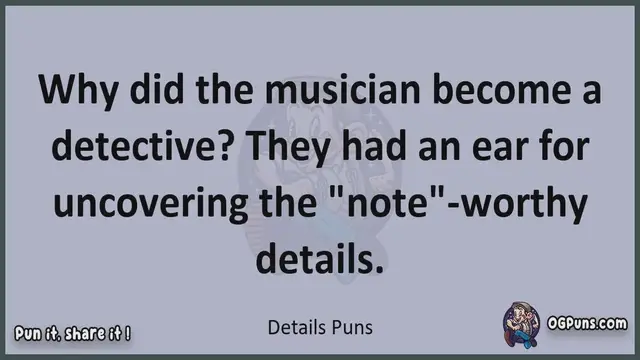 Video thumbnail for Details - Jokes, Puns, Wordplays, and Laughter