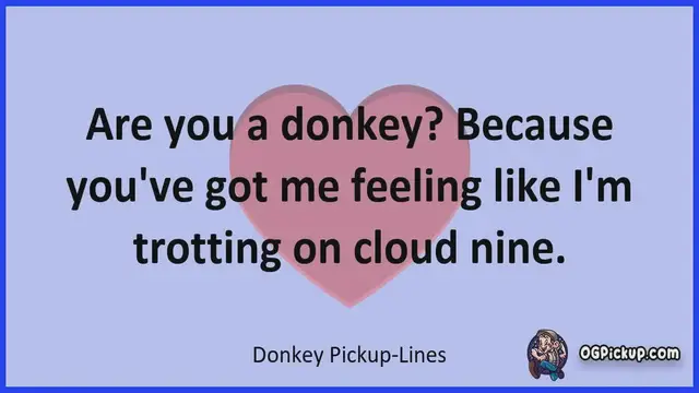 Video thumbnail for Donkey - Pickup-Lines & Rizz for Him & for Her