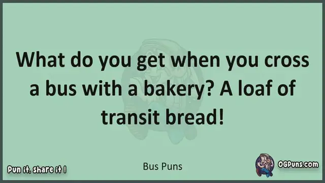 Video thumbnail for Bus - Jokes, Puns, Wordplays, and Laughter