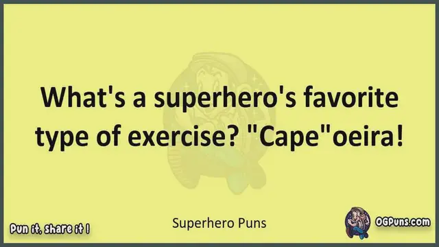 Video thumbnail for Superhero - Jokes, Puns, Wordplays, and Laughter