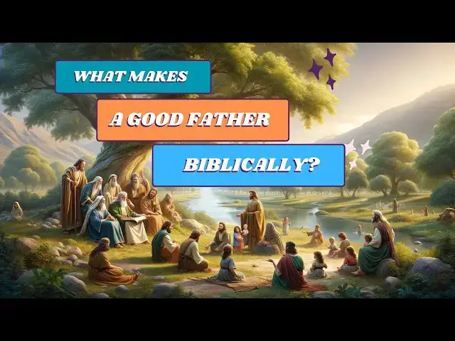 Video thumbnail for What Makes a Good Father Biblically?