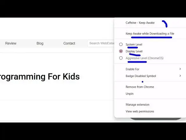 'Video thumbnail for Caffeine Keep Awake Google Chrome Extension – Prevent Your Computer from Sleeping'
