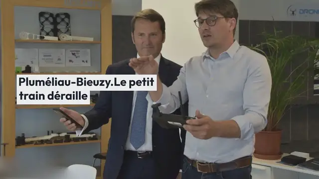 Video thumbnail for Pluméliau-Bieuzy. Le petit train déraille