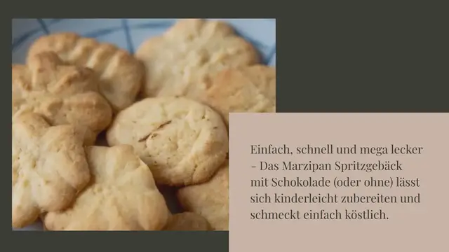 Video thumbnail for Einfaches Marzipan Spritzgebäck für die Weihnachtszeit