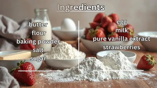 Video thumbnail for Strawberry cake