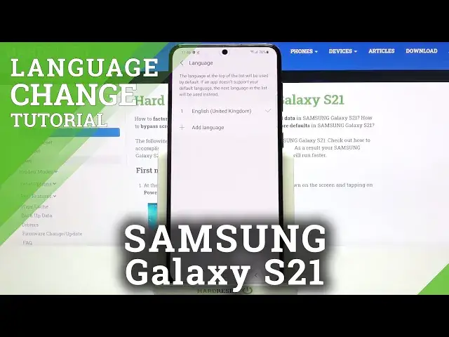 'Video thumbnail for How to Change Language on SAMSUNG Galaxy S21 – Set Up System Language'
