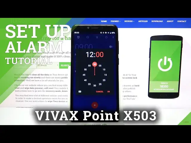 Video thumbnail for How to Set Up an Alarm Clock in Vivax Point X503 - Operate Clock