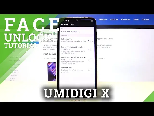 'Video thumbnail for How to Set Up Face Unlock in Umidigi X – Enable Face Recognition'