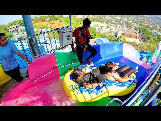 Video thumbnail for Twisty Turvy & Screamer Water Slide at Imagicaa Water Park, Khopoli - Lonavala (INDIA)