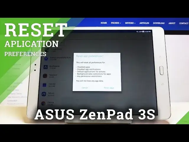 'Video thumbnail for How to Reset App Settings in ASUS ZenPad 3s – App Defaults'