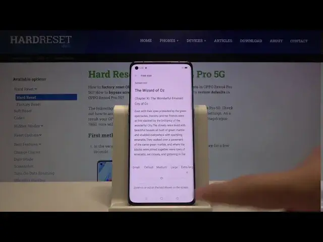 'Video thumbnail for How to Change Font Size in OPPO Reno4 Pro – Customize Font Text'