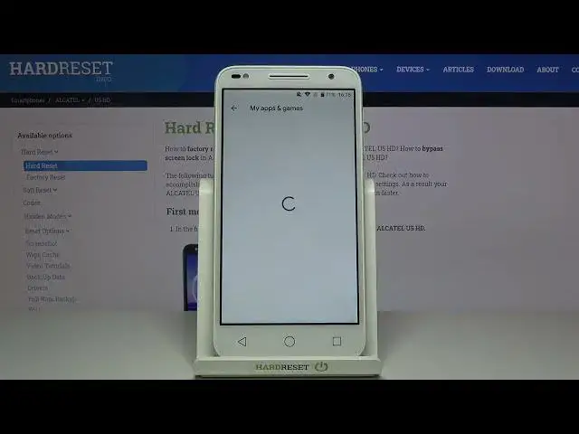 'Video thumbnail for How to Update Apps in ALCATEL U5 HD'