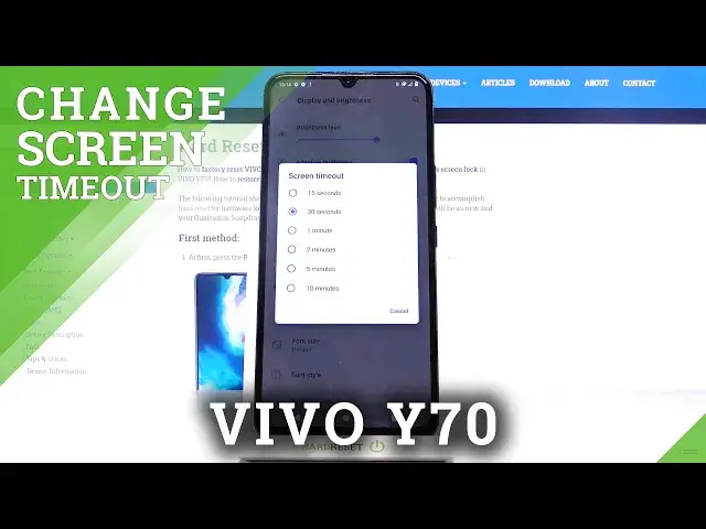 'Video thumbnail for How to Set Up Screen Timeout in VIVO Y70 – Screen Display Time'