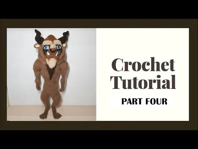 'Video thumbnail for Beast Crochet Tutorial Part 4 | Beauty and the Beast'