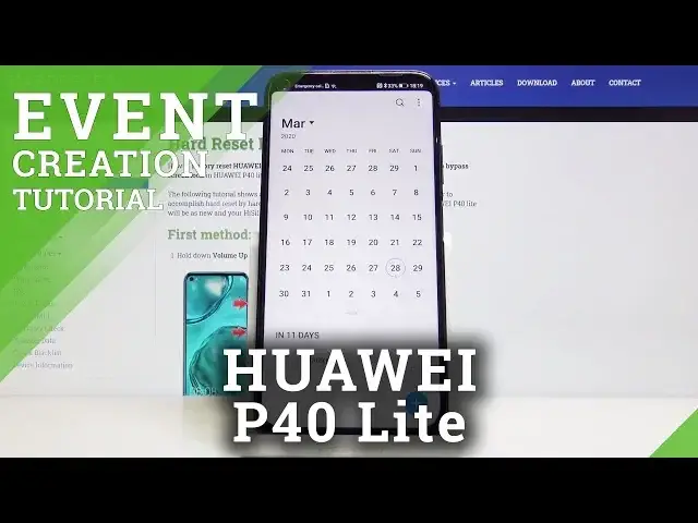 'Video thumbnail for How to Add Event to Calendar in HUAWEI P40 Lite – Personalize Calendar'