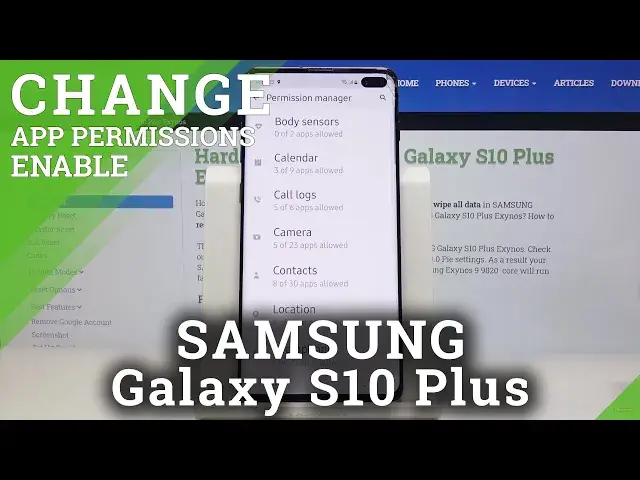 'Video thumbnail for How to Enter App Permissions in SAMSUNG Galaxy S10 Plus – App Permissions Section'