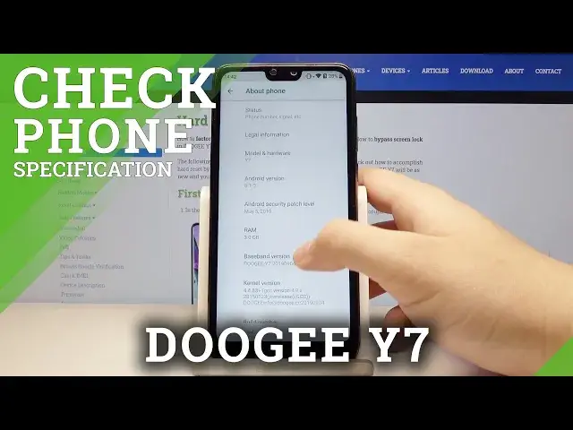 Video thumbnail for Where to Find Details of DOOGEE  Y7 - Check Phone Specification