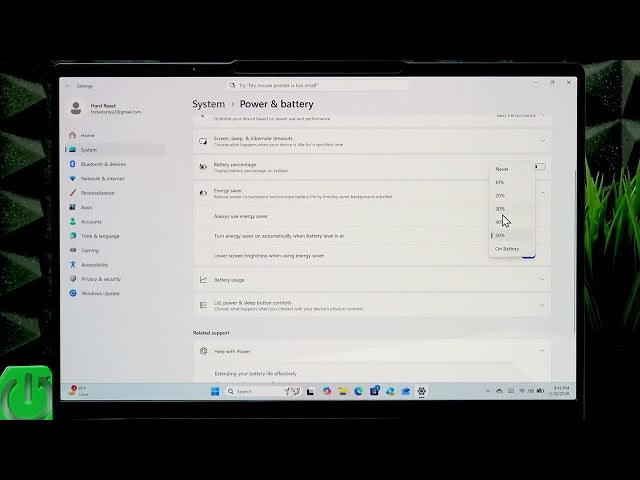 Video thumbnail for LENOVO Yoga Slim 7 - Turn On Energy Saver to Improve Battery Life