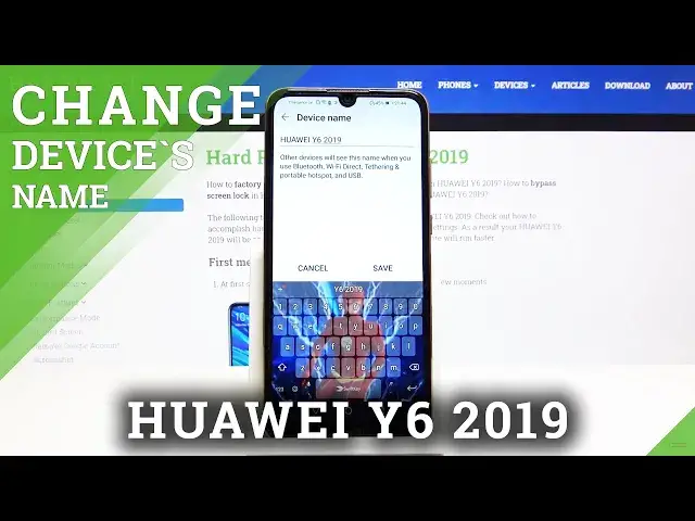 'Video thumbnail for How to Change Device Name in Huawei Y6 (2019) - Customize Android Smartphone'