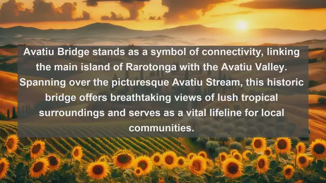 Video thumbnail for Crossing Boundaries: Discover the Top 10 Famous Bridges in Cook Islands