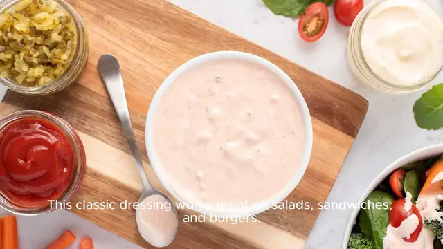 Video thumbnail for thousand island dressing recipe